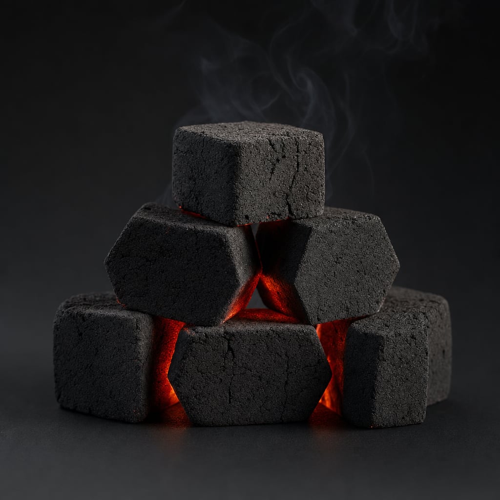 BBQ BRIQUETTE — PYLAR CHARCOAL